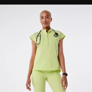 Sea Mist Rafaela - Oversized Scrub Top